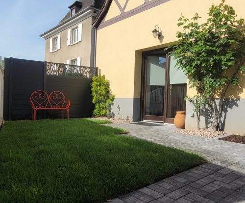 Vue depuis l'extérieur du gite