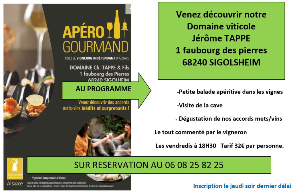 Découvrez notre domaine viticole avec notre apéro gourmand