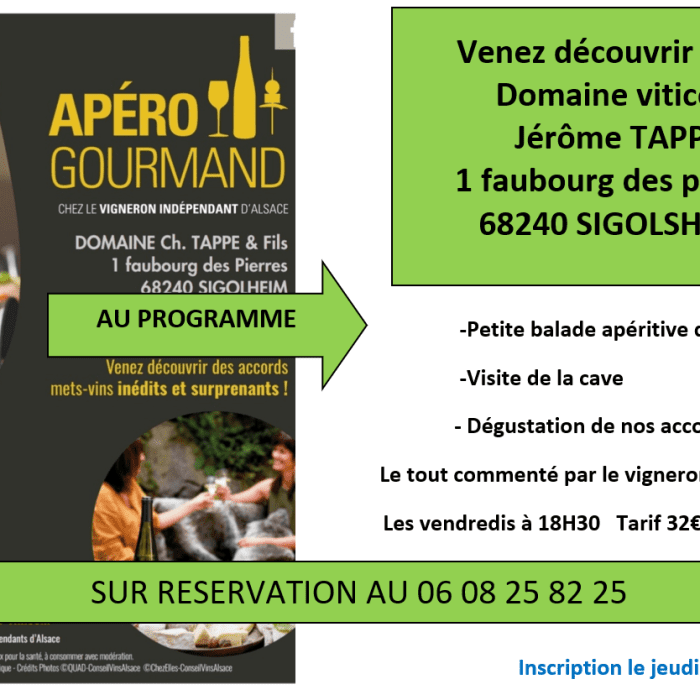 Découvrez notre domaine viticole avec notre apéro gourmand