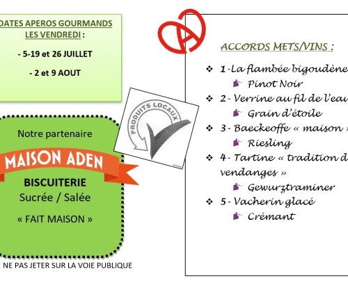 Découvrez notre domaine viticole avec notre apéro gourmand