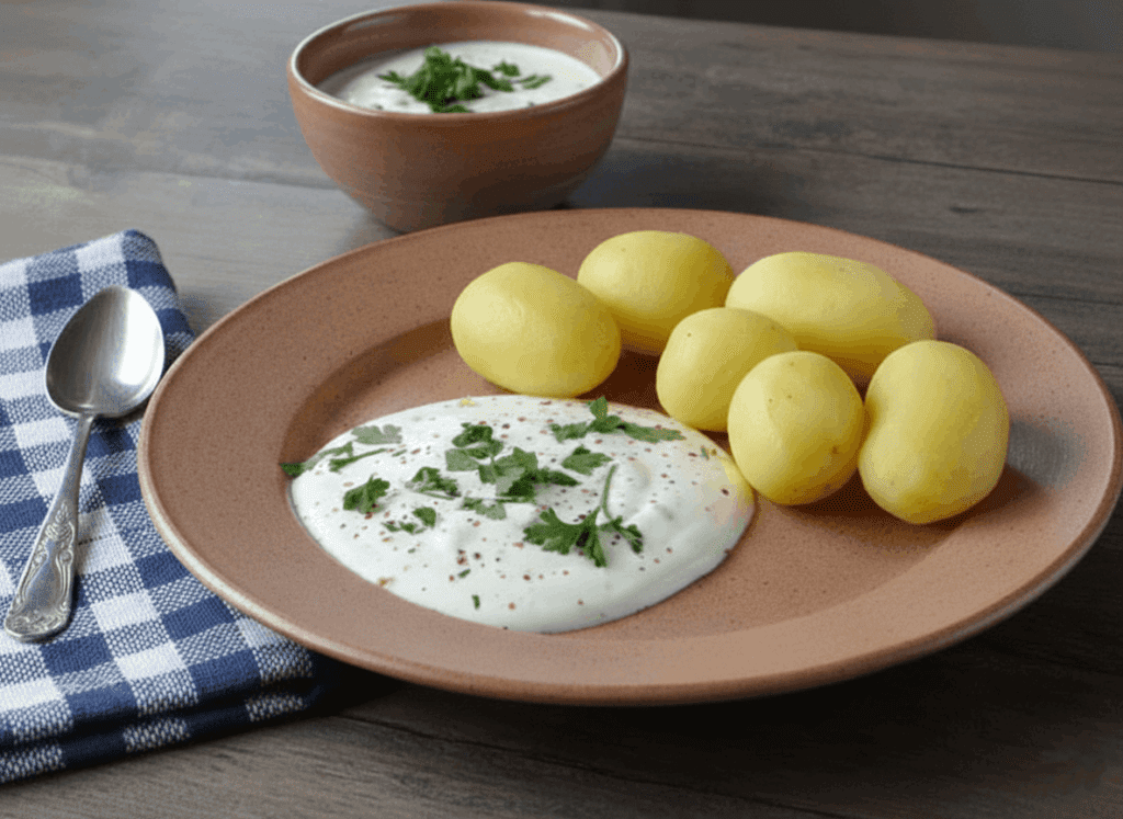 Recette Pommes de Terre au Bibeleskäes - Vins Tappe Alsace