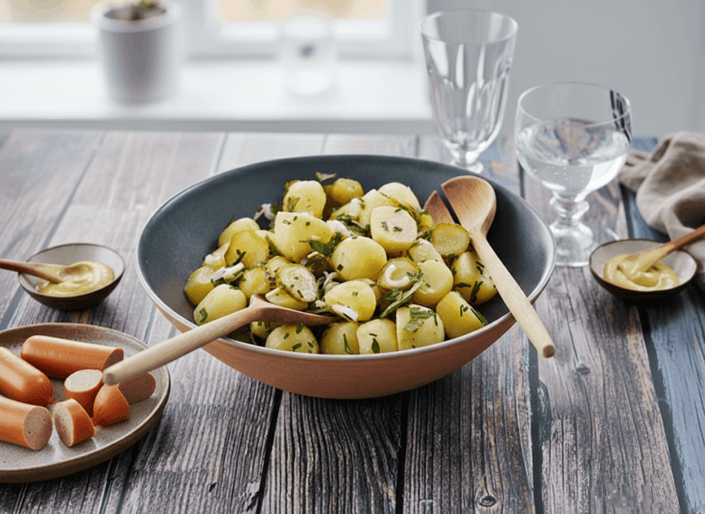 Recette Salade de Pommes de Terre (Härdepfelsalad) - Vins Tappe Alsace