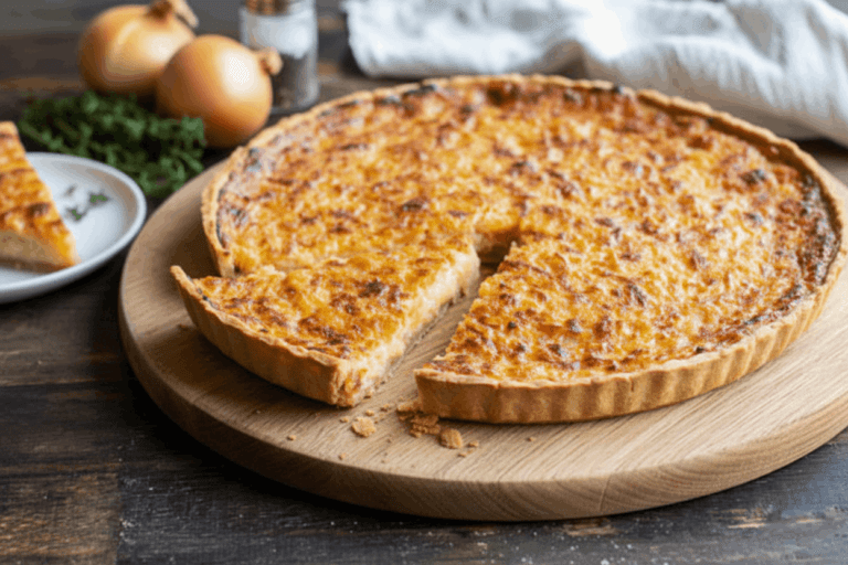 Recette Tarte à l'Oignon (Zwiebelwähe) - Vins Tappe Alsace